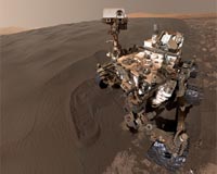 Sandy Selfie Sent from NASA Mars Rover