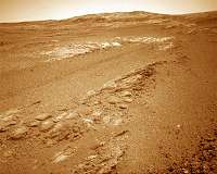 Mars rover Opportunity hunkers down during dust storm