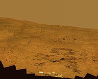 NASA's Mars Rover Opportunity Climbing Out Of Crater