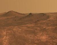 Rock Spire in 'Spirit of St. Louis Crater' on Mars