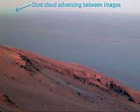 NASA Mars Orbiter Tracks Back-to-Back Regional Storms