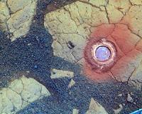 Rover uses Rock Abrasion Tool to grind rocks