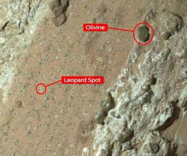 NASA Mars rover captures rock that could hold fossilized microbes