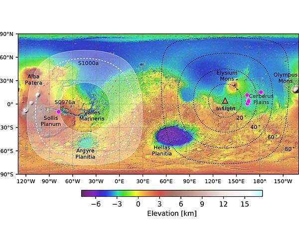Two largest Marsquakes to date recorded from planet's far side