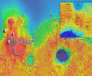 Exhumed rocks reveal Mars water ran deep