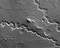 The Meandering Channels Of Mars