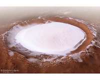 Mars Express gets festive: A winter wonderland on Mars