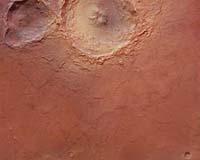 Impact Craters In Tyrrhena Terra