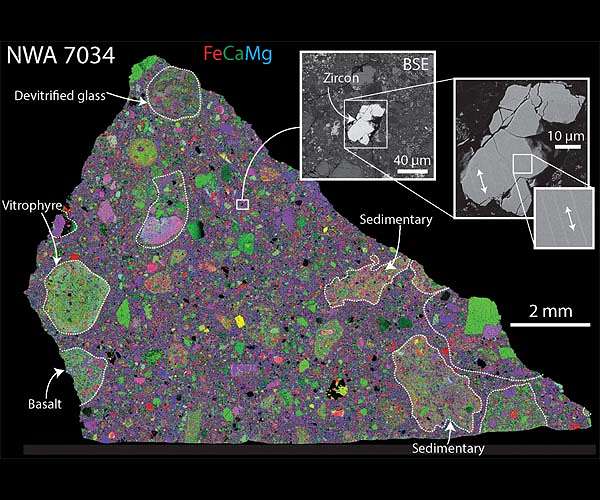 Shocked zircon find a 'one-off gift' from Mars