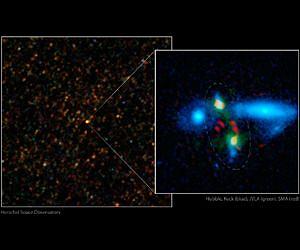 Herschel Space Observatory Finds Galaxy Mega Merger