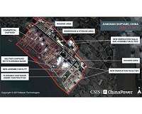 Satellite imagery shows China constructing third aircraft carrier