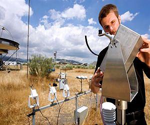 DLR and CIEMAT commission a meteorological station for solar power plants