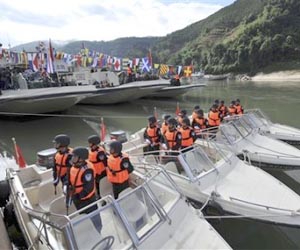 China starts Mekong patrols