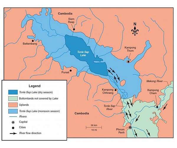 Cambodia's giant life-giving Tonle Sap lake in peril