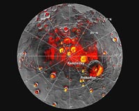 Messenger Images Ice Near Mercury's North Pole