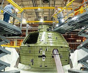 First Space-Bound Orion on Its Way to Kennedy