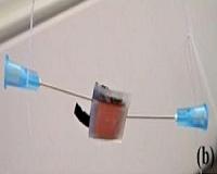 Tiny power generator runs on spit