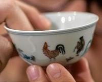 Ming-era 'chicken cup' breaks record for Chinese porcelain