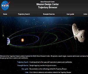 NASA Launches Website to Design Interplanetary Missions