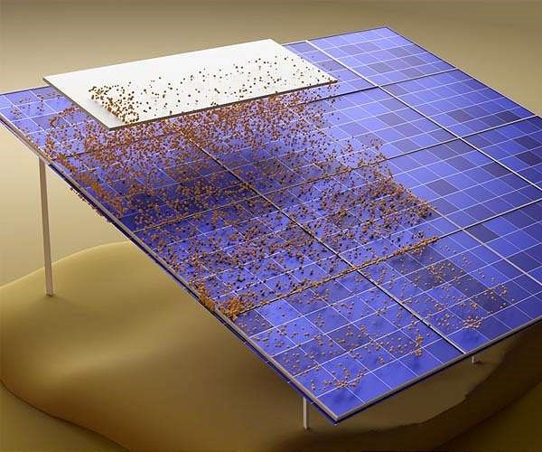How to clean solar panels without water