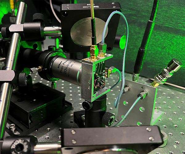 Quantum sensor can detect electromagnetic signals of any frequency