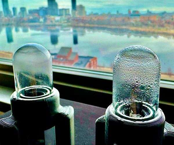 Ultrasonic device dramatically speeds up harvesting of water from air