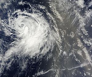 NASA Sees Tropical Storm Julia Getting 'Dusted'