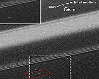 New CU-Boulder Study Confirms First-Known Belt Of Moonlets In Saturn Rings