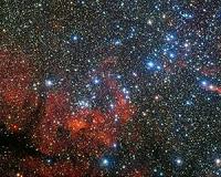 A star cluster in the wake of Carina