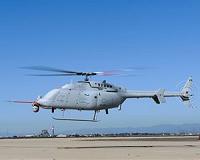 Fire Scout flown in conjunction with manned helicopters