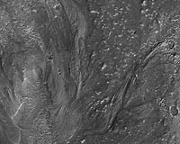 Channels From Hale Crater