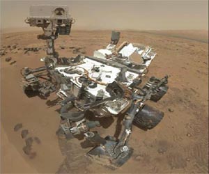 Preliminary Self-Portrait of Curiosity by Rover's Arm Camera