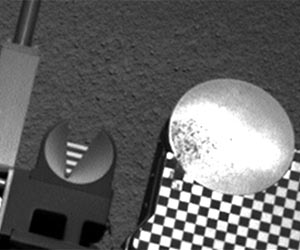 Assessing Drop-Off to Mars Rover's Observation Tray