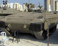 Israeli army unveils new 'dual-use' tank