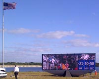 NASA installs new digital countdown clock