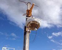 Supersonic decelerator gets a lift to prepare for launch