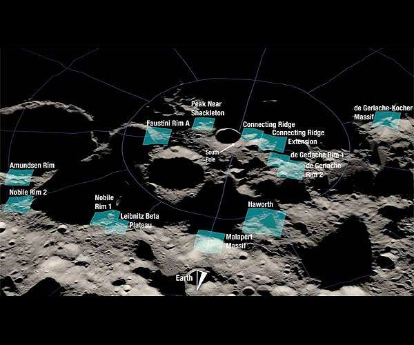 NASA Identifies Candidate Regions for Landing Next Americans on Moon