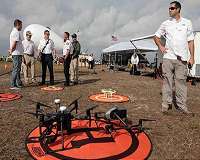 Airborne Response supports fire and rescue exercise with drones and aerostats