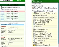 Flight Schedule Information Available Via New GPS Service