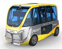 NAVYA Self-driving shuttle goes to work in Las Vegas