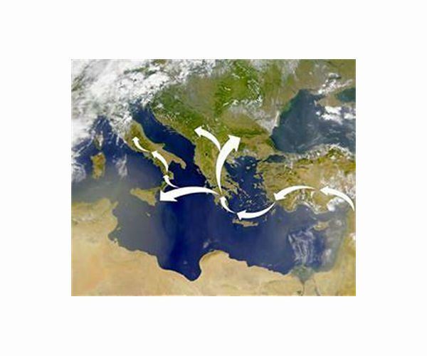 Modern humans took detours on their way to Europe