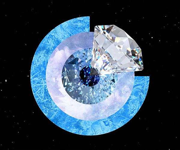 Probing for Rocks in an Ice Giant's Core
