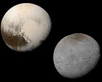 The True Colors of Pluto and Charon