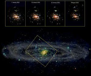 Greedy black hole discovered in Andromeda