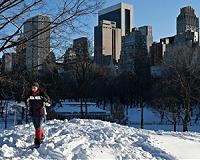 Spring brings New York snow storm