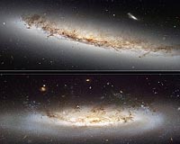 Hubble Highlights Two Galaxies That Are Losing It