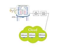 NMRCloudQ: A quantum cloud experience on a nuclear magnetic resonance quantum computer