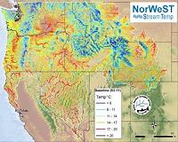 Cold mountain streams offer climate refuge