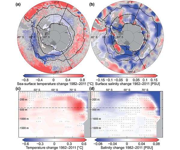 Ocean salinity study reveals amplification of Earth's water cycle
