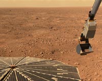 NASA Spacecraft Analyzing Martian Soil Data